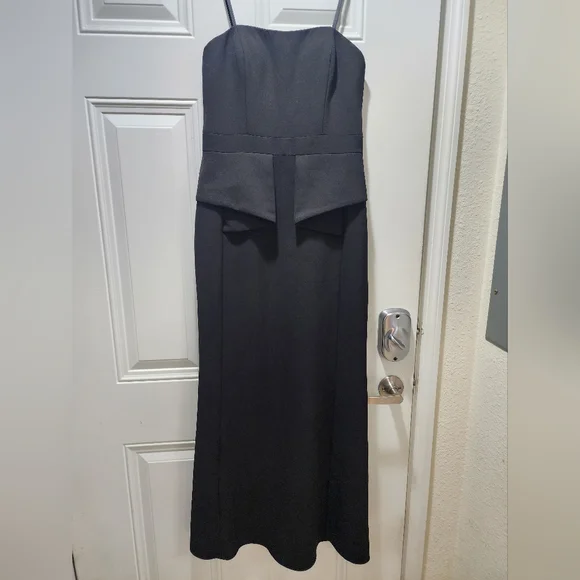 Aidan Mattox | Dresses | Aidan Mattox Black Dress Size 4 | Poshmark